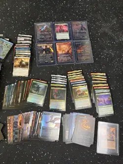 MTG LOTR 150 Card Lot - Foil / Rare / Borderless - Unplayed - Delighted Halfling - Image 2