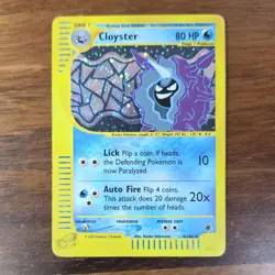 Pokemon Aquapolis Feraligatr, Cloyster, Tyranitar, Magneton Holo Card Lot - Image 4