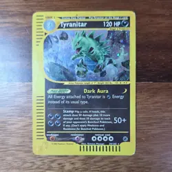 Pokemon Aquapolis Feraligatr, Cloyster, Tyranitar, Magneton Holo Card Lot - Image 5