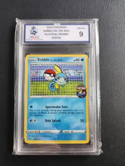 Pokemon Card Sobble On The Ball Futsal 005/005 Graded 9 - Image 1
