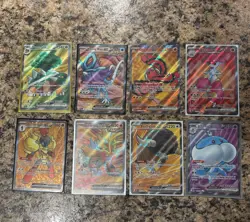 Pokemon TCG 8 Card Full Art Ex Bundle Various Sets NM - Image 1