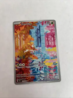 Pokemon TCG Deerling Card IR Temporal Forces 165/162 Near Mint Condition - Image 1