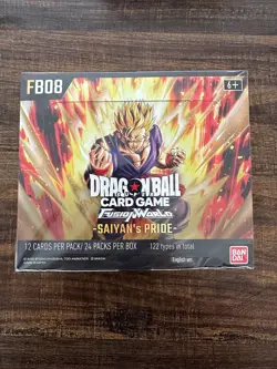 Dragon Ball Fusion World Card Game Saiyan’s Pride FB08 Booster Box English - Image 1