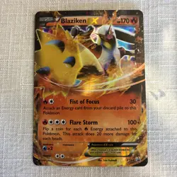 Blaziken EX XY54 XY Black Star Promo Holo Pokemon Card - NM/LP - Image 1