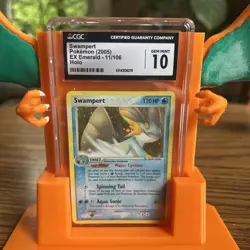 Pokemon TCG Swampert EX Emerald Holo Rare Card 11/106 CGC 10 GEM MINT 💎 - Image 1