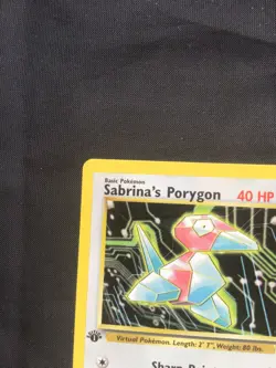 Pokemon Cards: Gym Challenge 1st Edition Common: Sabrina's Porygon 98/132 - Image 2