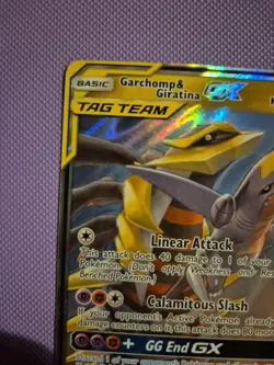 Pokemon Card - Garchomp Giratina GX 146/236 Tag Team Unified Minds - NM - Image 2