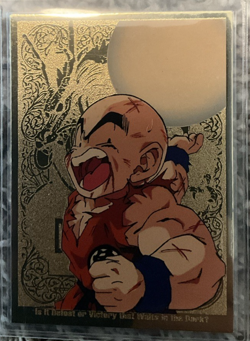 Krillin 1990 Gold Card Is It Defeat or Victory that Waits in the Dark - Image 2