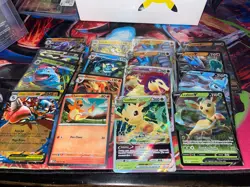 Pokemon TCG Mega/Vstar/Promo Card Lot EX V Holo Rare NM - Image 1