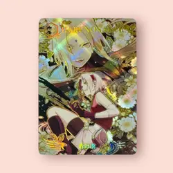 Sakura Haruno + Tsunade SSP Rare Naruto Goddess Story Waifu Foil Anime Card - NM - Image 1