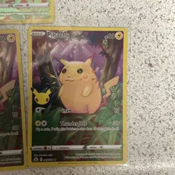 2021 Pokemon Celebrations Pikachu Full Art #05/025 5 Card Lot Ships In Box M2NM - Image 5