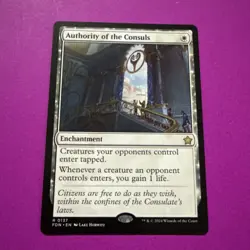 Authority Of The Consuls - Foundations - MTG Magic The Gathering Card #137 - Image 1