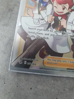 Pokemon Card - Holo Ultra Rare - Chili & Cilan & Cress 258/264 Full Art - Image 5