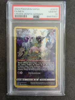 Mew (#GG10) - German – PSA 10 GEM MINT – Full Art Crown Zenith – Pokemon SWSH - Image 1