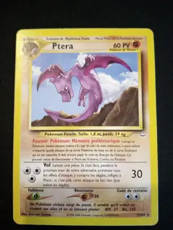 Carte Pokemon Ptera 15/64 Neo Revelation - Image 1
