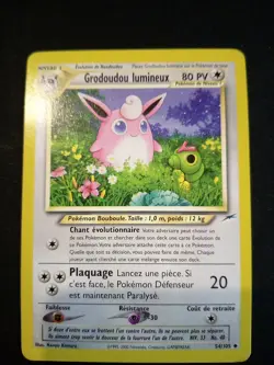 Carte Pokemon Grodoudou Lumineux 54/105 Neo Destiny - Image 1