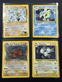 Damaged Vintage Pokemon Card Lot Magneton Gyarados Machamp Dugtrio - Image 1