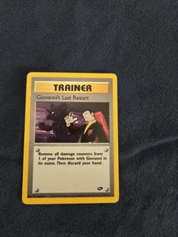 Pokemon Giovanni's Last Resort 105/132 Gym Challenge Rare - Image 1
