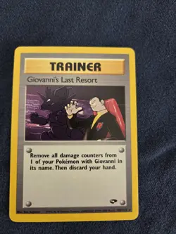 Pokemon Giovanni's Last Resort 105/132 Gym Challenge Rare - Image 2