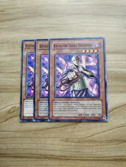 Yu-Gi-Oh! - Kycoo The Ghost Destroyer 3X - Complete Playset Of Common Cards - Image 1