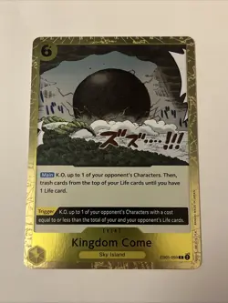 Kingdom Come Rare (R) EB01-059 Extra Booster: Memorial Collection ENG Foil - Image 1