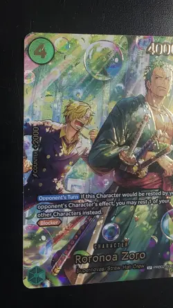 Roronoa Zoro PRB02-006 SP The Azure Sea's Seven OP14 - Image 3