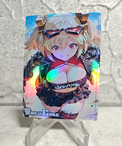 Burnice ZZZ Trading Card Waifu Goddess Story Anime Girl holo Karte Manga Art - Image 1