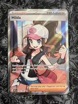 Pokemon Hilda 164/086 SV: White Flare Ultra Rare Full Art Holo Trainer Card - Image 1