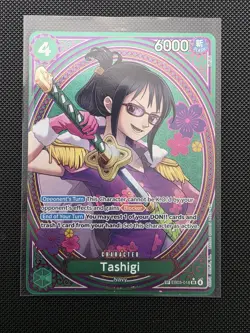 Tashigi SP EB03-018 English One Piece Card Near Mint Condition - Image 1