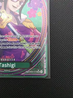 Tashigi SP EB03-018 English One Piece Card Near Mint Condition - Image 4