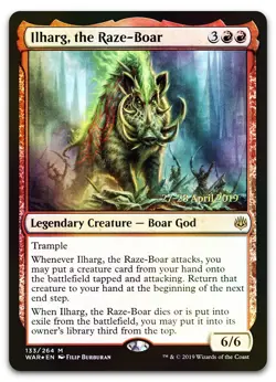 Ilharg, the Raze-Boar #133 (Foil) (NM) Prerelease Cards PRE Magic MTG - Image 1