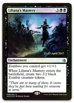 Liliana's Mastery #98 (Foil) (LP) Prerelease Cards PRE Magic MTG - Image 1