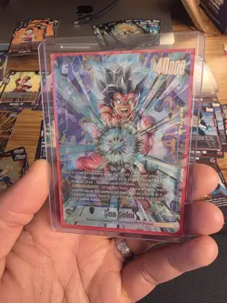 Son Goku FB09-037 Alternate Art Dual Evolution Dragon Ball Card English Fusion - Image 1