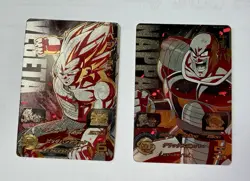 Vegeta & Nappa Super Dragon Ball Heroes Glow CP Card BM1-SCP2 BM1-SCP3 2020 - Image 1