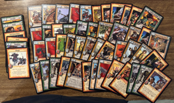 Warlord Saga of the Storm TCG Card Lot Mixed Unpicked - Image 2