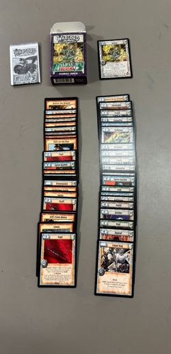 Warlord Saga of the Storm TCG Card Lot Mixed Unpicked - Image 3