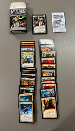Warlord Saga of the Storm TCG Card Lot Mixed Unpicked - Image 4