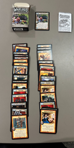 Warlord Saga of the Storm TCG Card Lot Mixed Unpicked - Image 5
