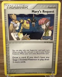Pokemon Card - Mary's Request - Ex Unseen Forces 86/115 Reverse Holo - Image 1
