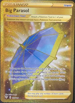 Big Parasol (Secret) 199/189 Swsh03: Darkness Ablaze Holo - Pokemon Card - Image 1
