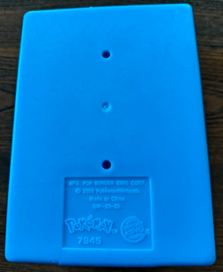 Manaphy 2008 Pokemon Burger King Toy Deck Box Case Storage Card Holder -EXC COND - Image 2