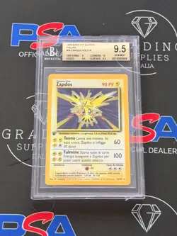 Pokemon Card Zapdos 16/102 Holo - Base Set 1st Edition BGS 9.5 Italian - Image 3