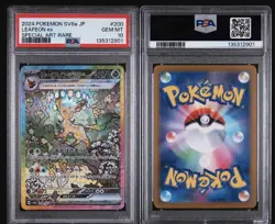 Pokemon TCG Leafeon EX Terastal Festival Card 200 Japanese Edition PSA 10 Gem - Image 3