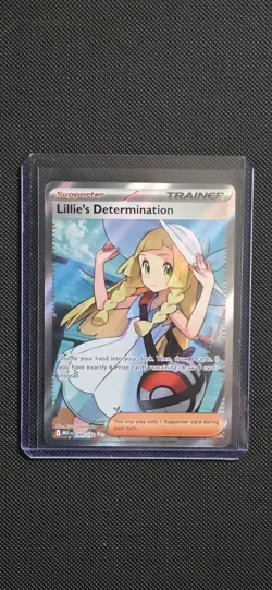 Pokemon Lillie's Determination 169/132 Secret Rare Mega Evolution Card - Image 1
