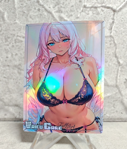 Hibana Trading Card Waifu Goddess Story Anime Girl holo Karte Manga Art Full Art - Image 1