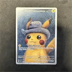 Pokemon Pikachu with Grey Felt Hat 085 Scarlet & Violet Promo Regular Card - Image 1