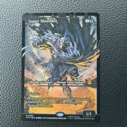 1x Super Shredder (Showcase) Teenage Mutant Ninja Turtles Foil myrhic 285 NM x1 - Image 1