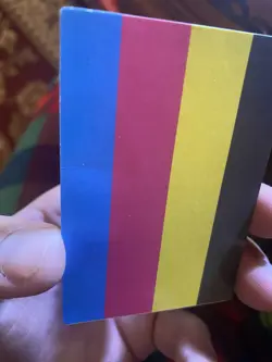 Yu-Gi-Oh! TCG "Color Test Print" Card (Production Misprint/Error) - Image 3