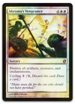 Akroma's Vengeance #11 (Foil) (LP) From the Vault: Twenty V13 Magic MTG - Image 1