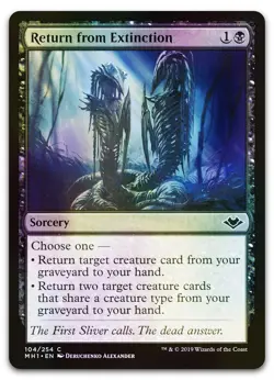 Return from Extinction #104 (Foil) (LP) Modern Horizons MH1 Magic MTG - Image 1
